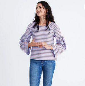 Madewell bell sleeve shirt